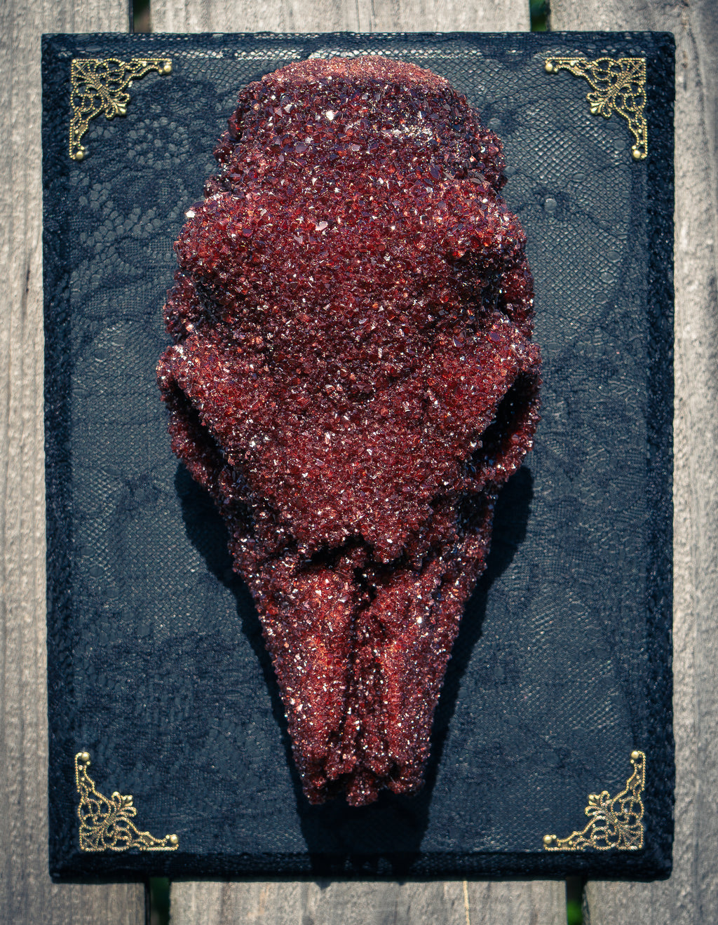 Crystallized Deer Skull