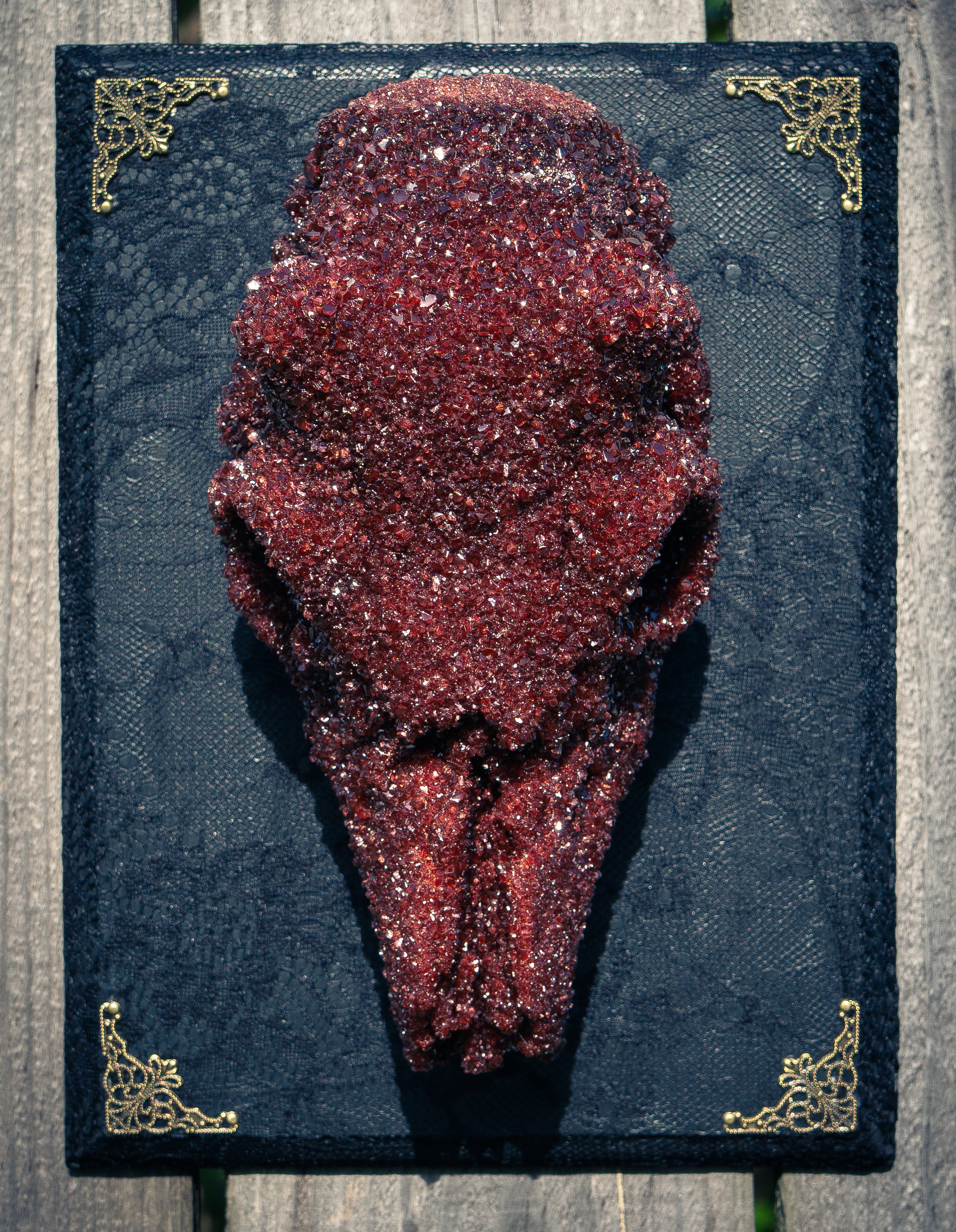 Crystallized Deer Skull